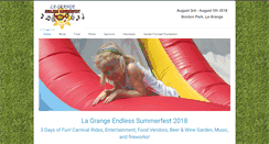 Desktop Screenshot of lagrangeendlesssummerfest.com
